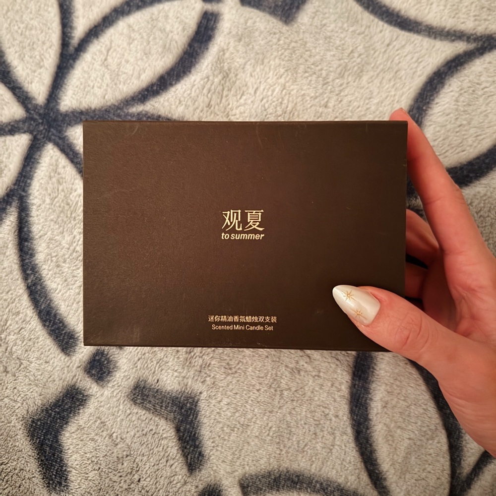 To Summer limited edition candle set